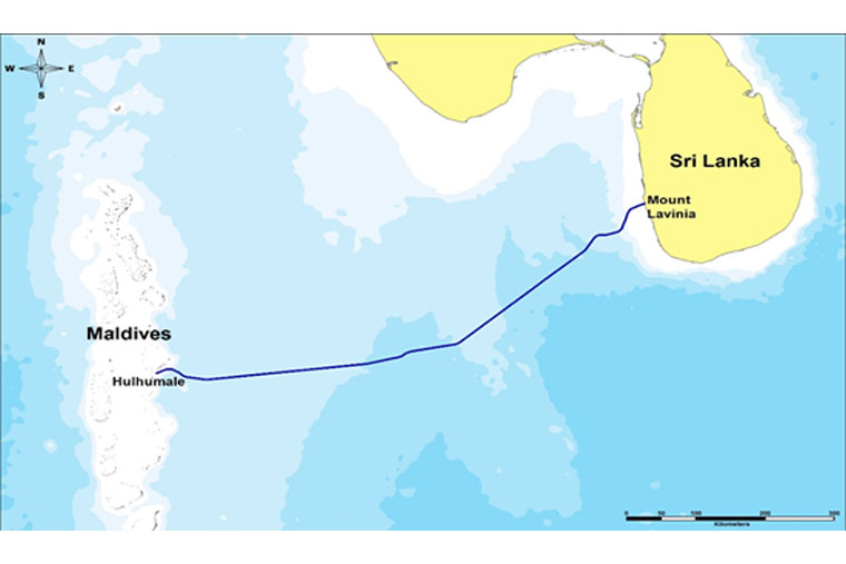 华为承建马尔代夫斯里兰卡海缆项目 总长约840km