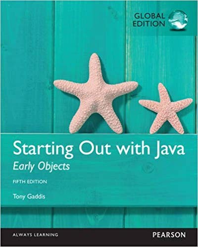 Starting Out with Java Early Objects, 5 edition - pdf -  电子书免费下载